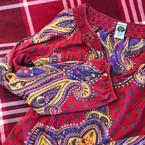 Vintage Lucky Brand Top - Picture 5 of 6